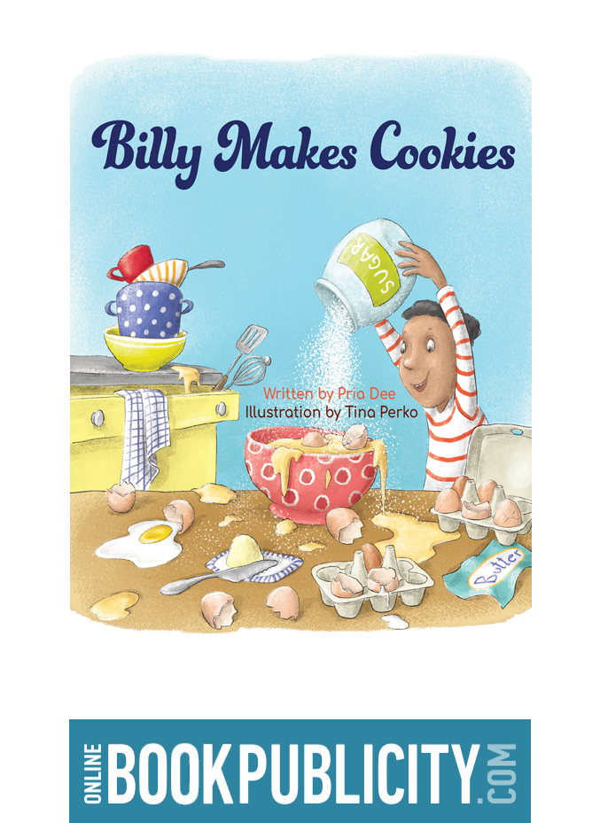 Illustrated kids baking adventure. Book Marketing is provided by OBP